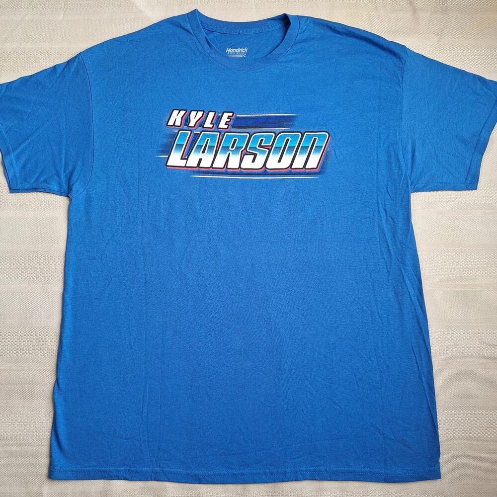 NASCAR Kyle Larson Hendrick Motorsports Graphic T-Shirt Men's XL Blue